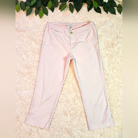 Banana Republic Martin Classic Stretch Baby Pink Slacks - Picture 1 of 6